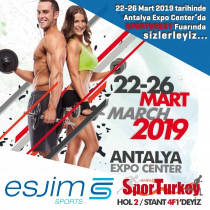 Antalya Expo Center’da SPORTURKEY Fuarında sizlerleyiz!